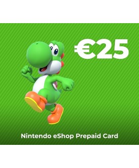 eShop Prepaid Card EUR 25 IT Nintendo eShop Key 
